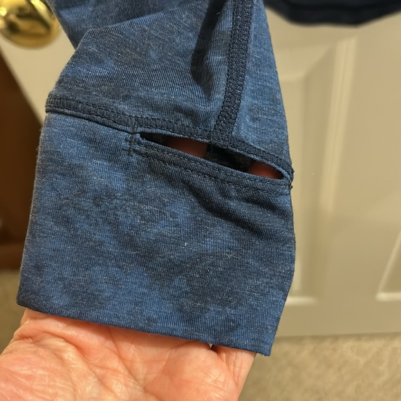 Long sleeve LOLE floral pattern half zip - Picture 4 of 4